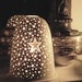 Medium Porcelain Pierced Star Tea Light Holder