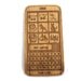 Smart phone toy - Wooden cell Phone toy - all natural wood teether for baby