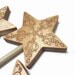 Natural wood wand 3 magic wand play fairytale fantasy kids children