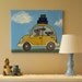 Original Nursery Art, Dogs in VW Car Kids Art, Childrens Painting by Andrea Doss, 20 x 16