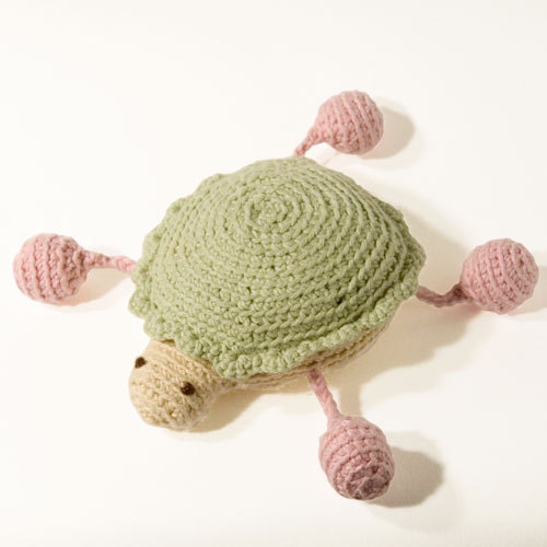 FREE SHIPPING Eco-friendly, Organic Baby Toy - Squishi Turtle (baby shower gift, special occasion baby gift)