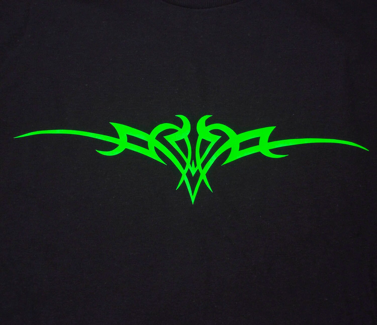 tribal pin stripe neon green on black t shirt by gearheadthreads tribal pin stripe neon green on black t shirt by gearheadthreads