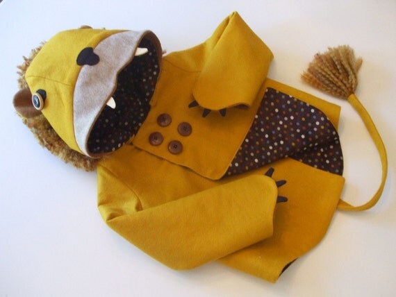 Ferocious Felt Lion Coat
