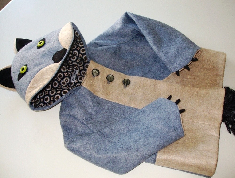 Fantastic Grey Fox Coat