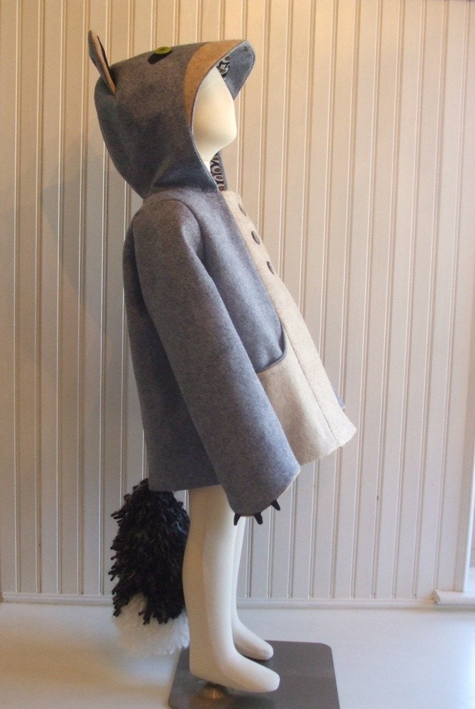 Fantastic Grey Fox Coat