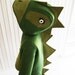 Kids Coat: Cheeky Green Dinosaur