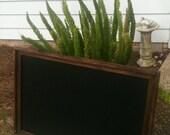 Reserved for Kerri - BARN WOOD Framed MAGNETIC Vinyl Chalkboard - Rustic and Distressed -  24" x 84"