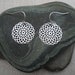 Silver Earrings - Modern - Flower - Mandala - Unique & Fun Jewelry
