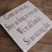 Wedding Seating plan sign set, Rustic Country Wedding signs "Come as you are...No seating plan" & "Today, two families are becoming one..."