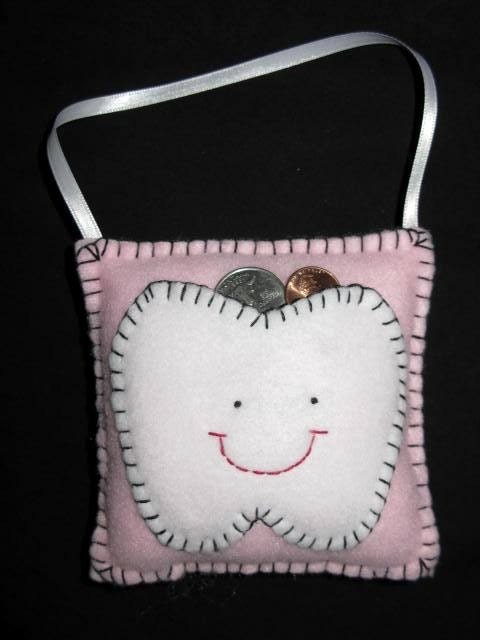 Tooth Fairy Pillow - Pastel Pink