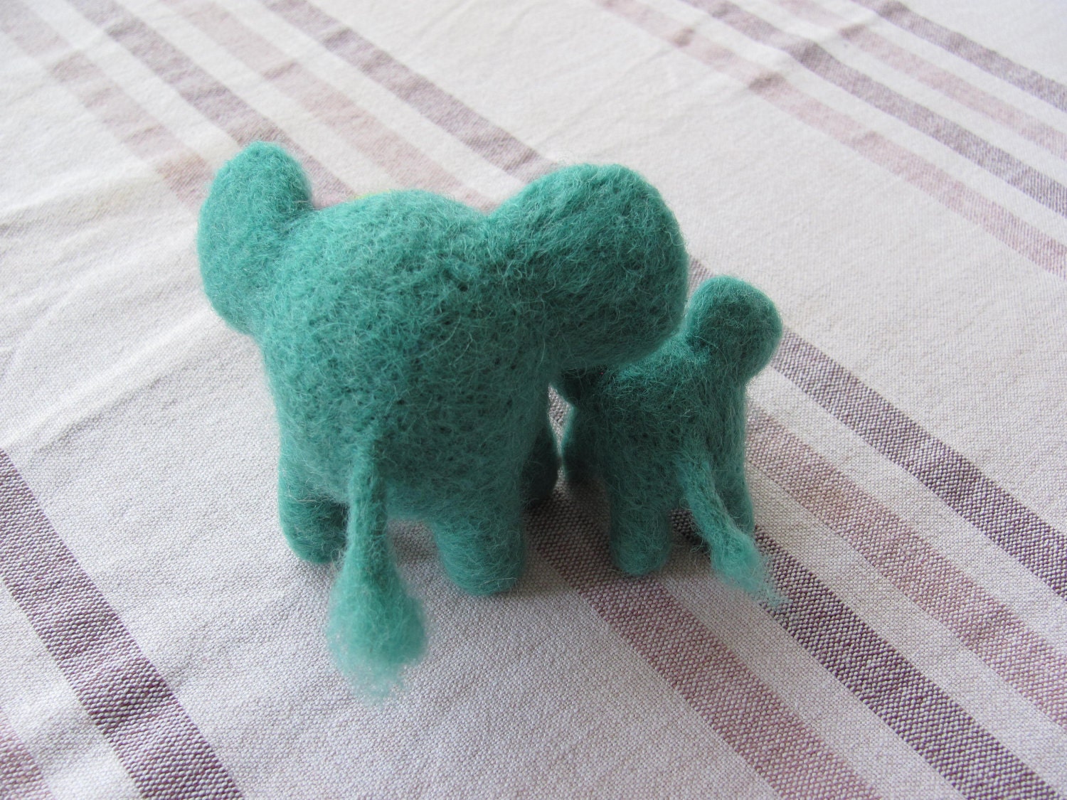 Elephant mama and baby