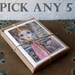 Pick any 5 Note Cards - Whimsical Mixed Media Art - ecofriendly