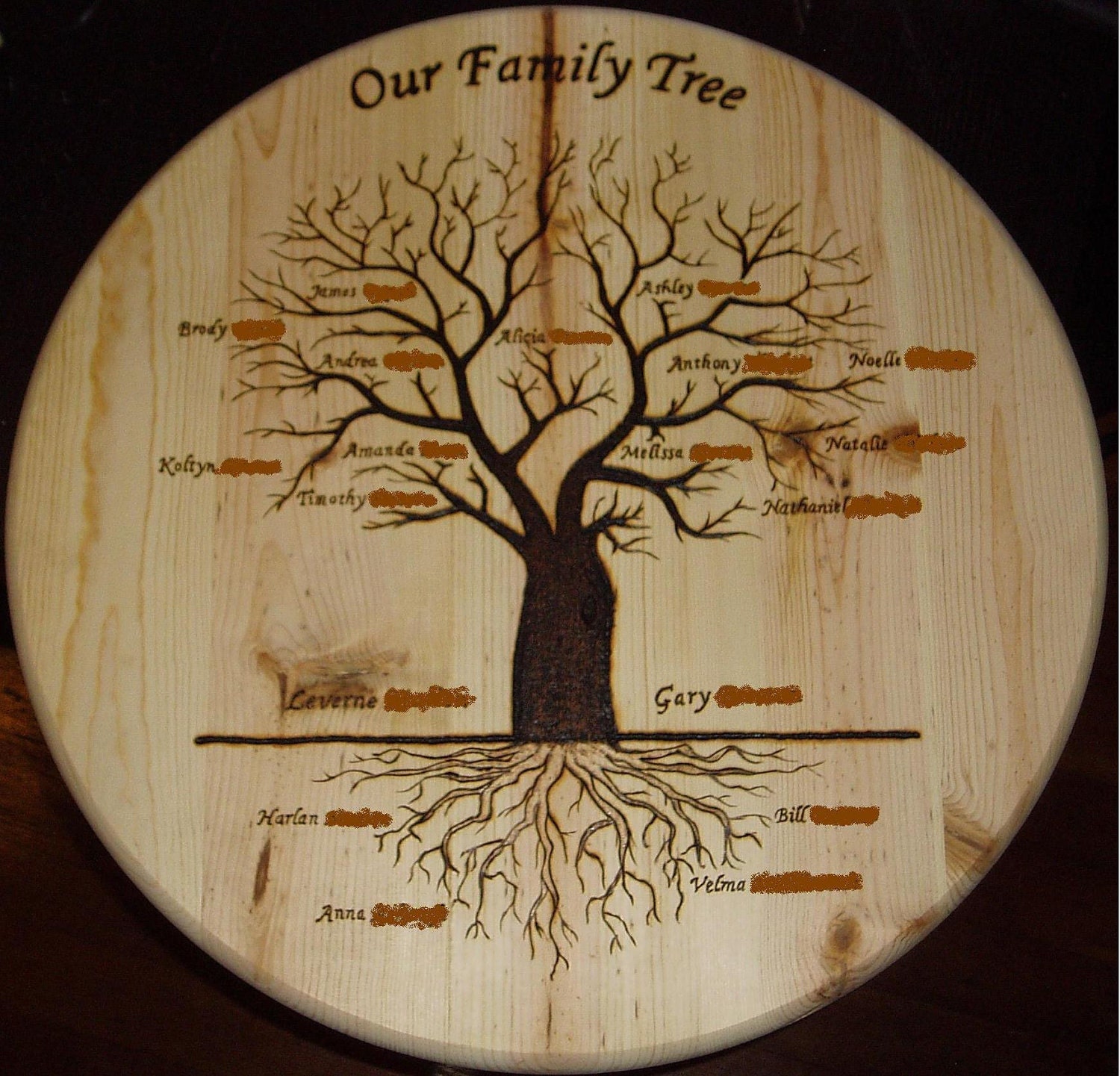 wood family tree