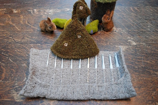 fairy castles for storing hooks and needles KNITTING PATTERN