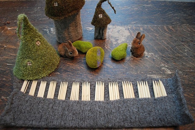 fairy castles for storing hooks and needles KNITTING PATTERN