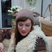 deer with little antlers hat KNITTING PATTERN