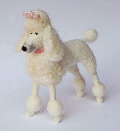 Needle Felted Poodle