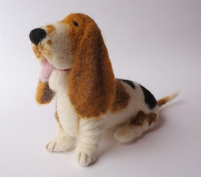 Basset Hound Dog Sculpture