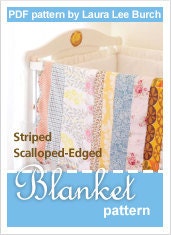 PATTERN: Striped Baby Crib Blanket