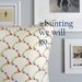 Decorative Designer Pillow Cover - Retro Style Bunting Flags - 16 inches - Nursery