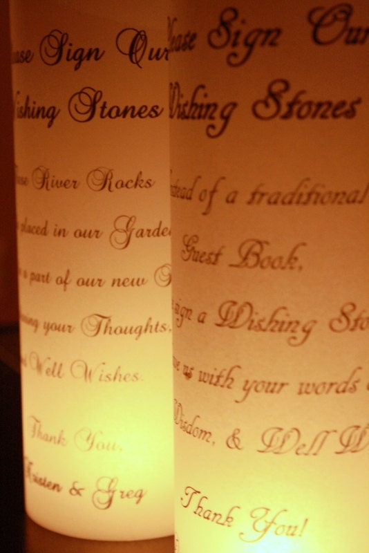 Wishing Stones - Guest Book Alternative - Neutrals - 60 Stones