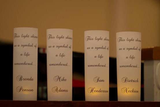 Memorial Candle Luminaria