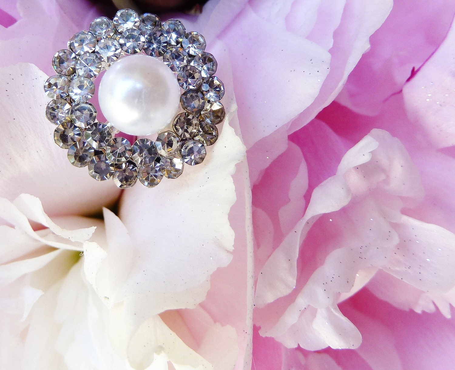 Rhinestone Bouquet Picks- set of 8- wedding bridal bouquet jewelry