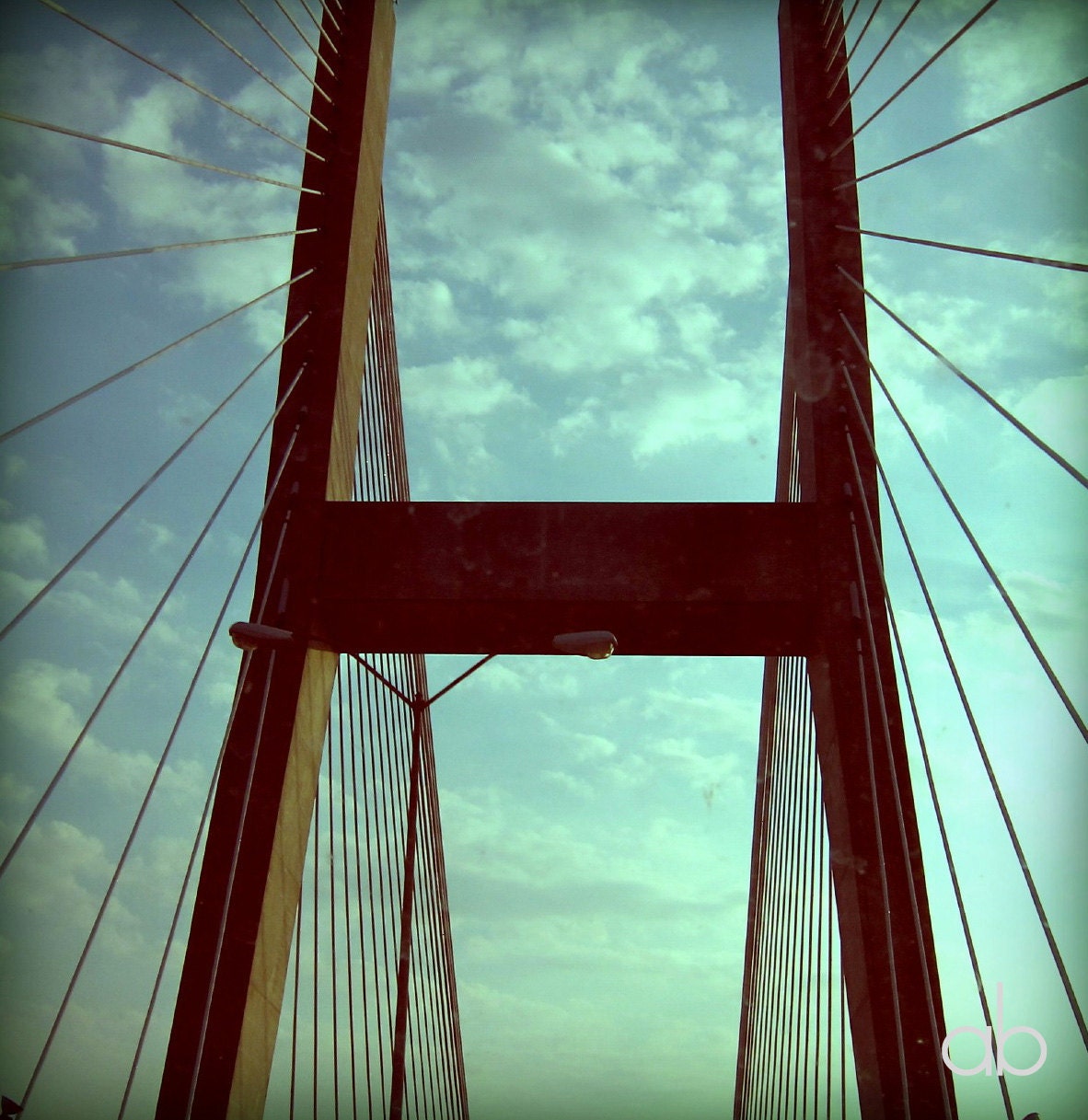 blue overpass print 5 x 5