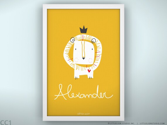Prints Kids Rooms - Lion King - Unframed Print - 13 x 19"