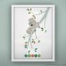 Personalized Baby Print - Sleepy Koala - Unframed - 11 3/4 x 15 3/4"