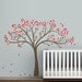 Fall Tree Wall Decal - Kids tree decal desing - Baby Nursery Wall Decor