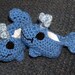 Made to order  Whale Booties - Newborn size