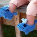 Made to order  Whale Booties - Newborn size