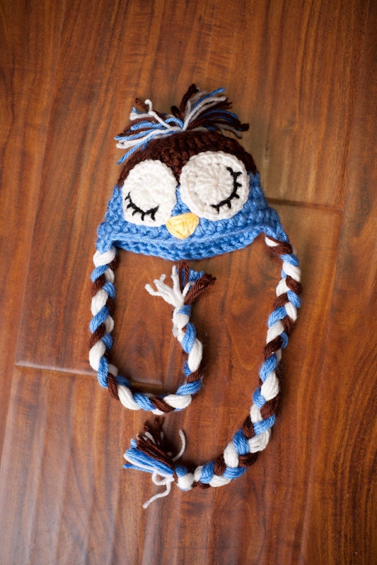 Sleepy Baby Owl Hat