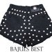 Crazy Cool Full Studded Black VERSACE Shorts