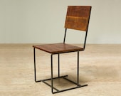 Reclaimed Douglas Fir and Recycled Iron Steel 'Mt Whitney' Chair