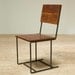 Reclaimed Douglas Fir and Recycled Iron Steel 'Mt Whitney' Chair