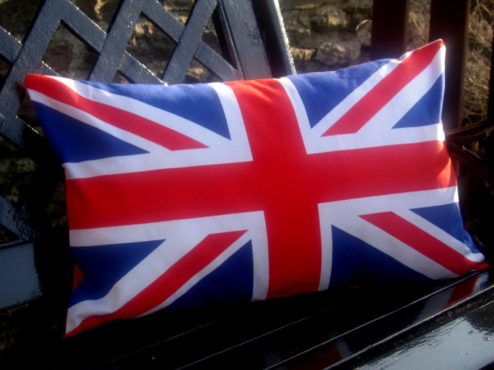 UNION JACK - lumbar cushion cover /pillow cover pillow sham