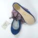 Blu Elettrico Soft Handmade Ballet Flats