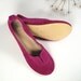Ciclamino Leather Handmade Soft Oxfords