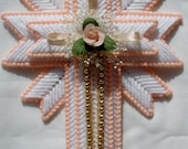 Peach Cross Magnet