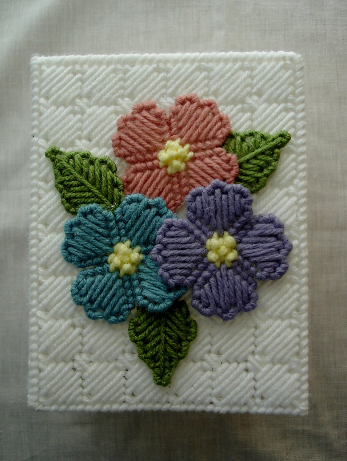 Floral Tissue Box Cover