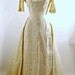 Vintage Beaded Wedding Gown (S)