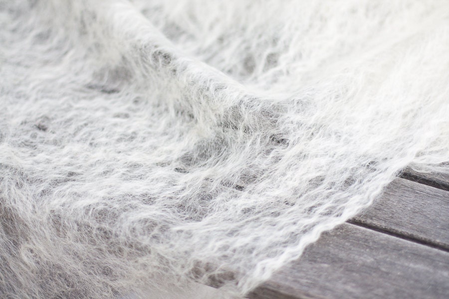 Cobweb Shawl Scarf Stole White Wool Natural Lace Wedding Bridal Fashion teamcamelot tbteam elitett