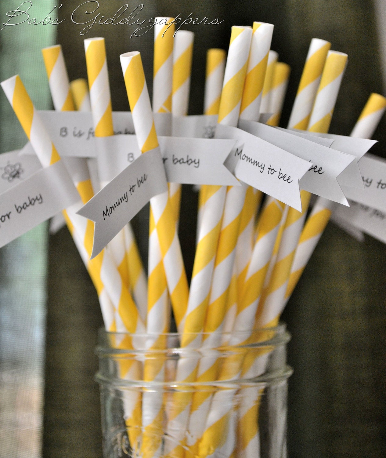 Drinking Straws for Baby Shower