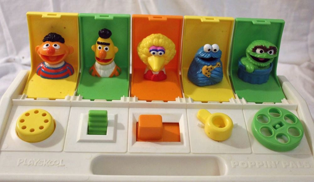 Poppin Pals Sesame Street Pop Up Toy