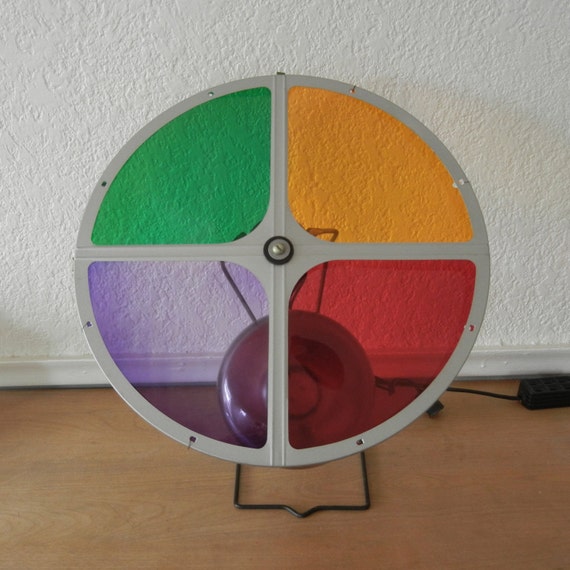 Vintage Christmas Tree Color Wheel 