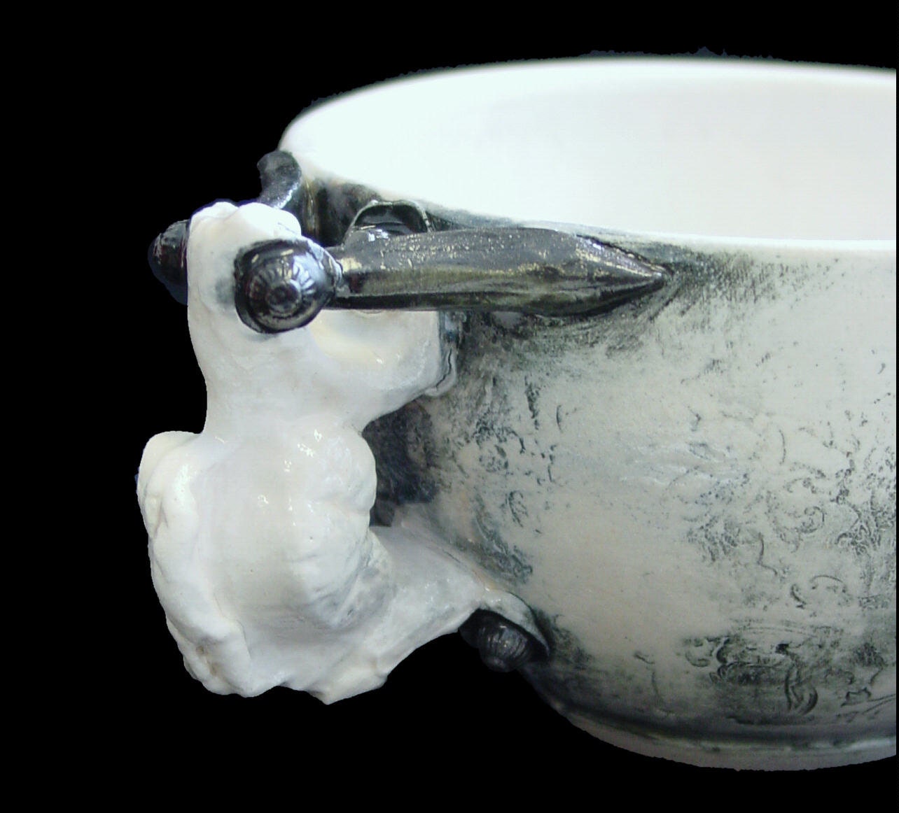 Lacy Bone Soup Bowl