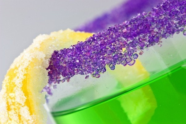 Cocktail rim sugar - purple, bulk  - sweet martini glasses, enough for 100 signature drinks