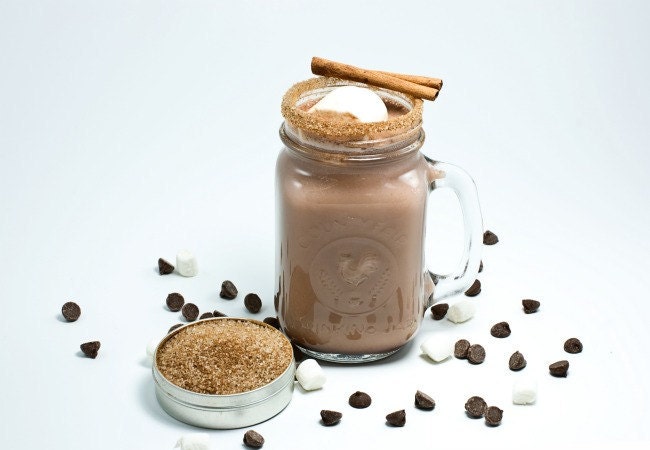 Spiced cinnamon cocktail sugar - rim martinis, drinks, even cocoa - recipes, directions included